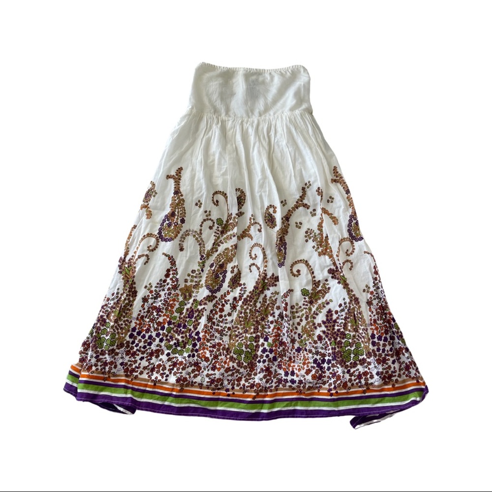 Moda International strapless dress.